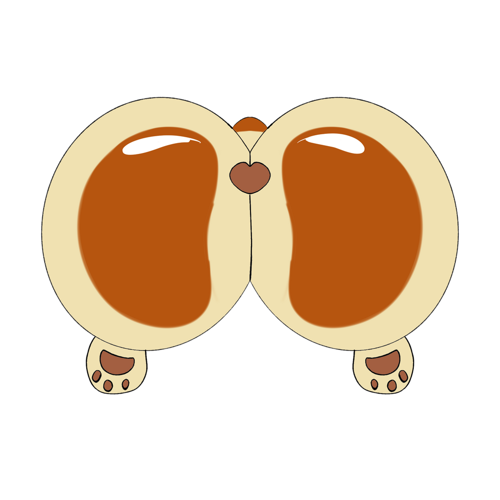 A Corgi Butt Bun A Corgi Butt Bun